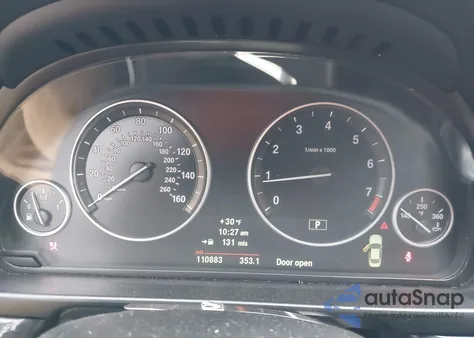 2012 BMW 528I xDrive из США, поврежденный, VIN WBAXH5C53CDW10500